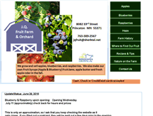 Tablet Screenshot of jqfruitfarm.com